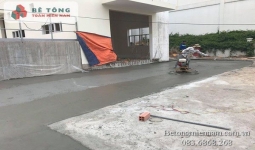 Xoa nền bê tông ở Long An