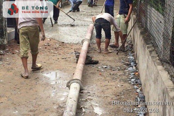Công trình bê tông tại Tân Phú
